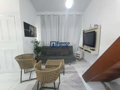 Casa de Condomínio com 1 Quarto à venda, 42m² no Jardim Casa Branca, Caraguatatuba
