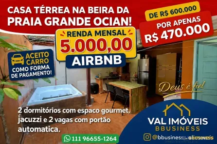 Casa com 2 Quartos à venda, 150m² no Tupi, Praia Grande