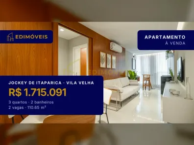 Apartamento com 3 Quartos à venda, 110m² no Jockey de Itaparica, Vila Velha