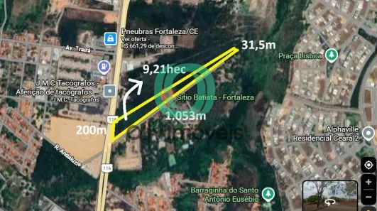 Lote/Terreno à venda, 90000m² no Paupina, Fortaleza