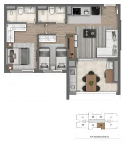 Apartamento com 2 Quartos à venda, 65m² no Vila Mariana, São Paulo