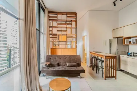 Apartamento com 1 Quarto para alugar, 70m² no Indianópolis, São Paulo