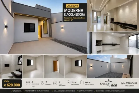 Casa com 3 Quartos à venda, 175m² no Residencial Parque dos Sinos, Jacareí