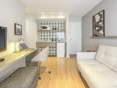 Flat com 1 Quarto à venda, 32m² no Indianópolis, São Paulo