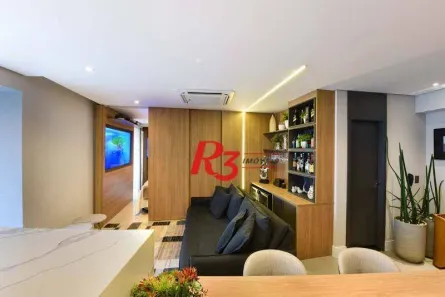 Apartamento com 1 Quarto à venda, 72m² no Gonzaga, Santos