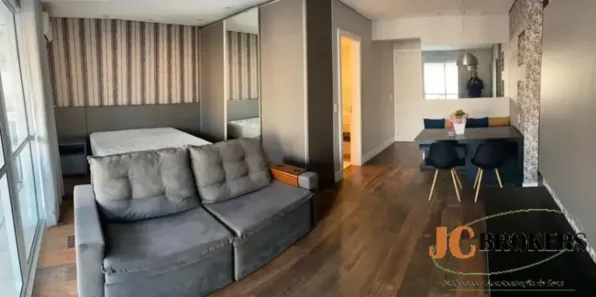 Apartamento com 1 Quarto para alugar, 48m² no Campo Belo, São Paulo
