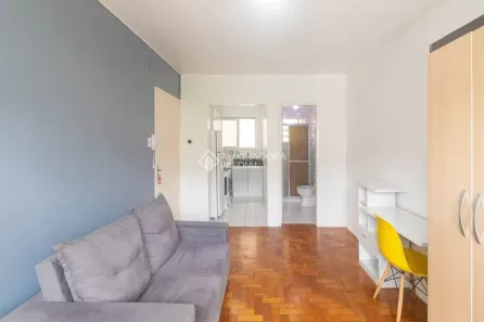 Apartamento com 1 Quarto para alugar, 24m² no Azenha, Porto Alegre