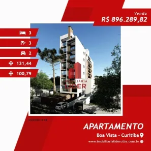 Apartamento com 3 Quartos à venda, 100m² no Boa Vista, Curitiba
