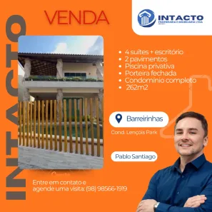 Casa de Condomínio com 4 Quartos à venda, 262m² no Centro, Barreirinhas