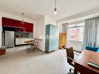 Apartamento com 1 Quarto à venda, 31m² no Embaré, Santos