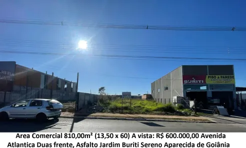 Lote/Terreno à venda, 810m² no Jardim Buriti Sereno, Aparecida de Goiânia