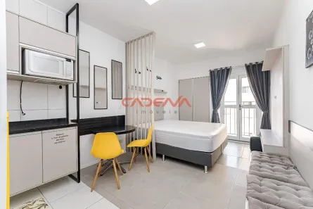 Apartamento com 1 Quarto para alugar, 28m² no Centro, Curitiba