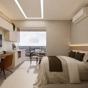 Apartamento com 1 Quarto para alugar, 26m² no Pinheiros, São Paulo