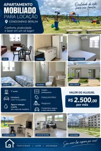 Apartamento com 2 Quartos para alugar, 39m² no Parque Nascente do Rio Capivara, Camaçari