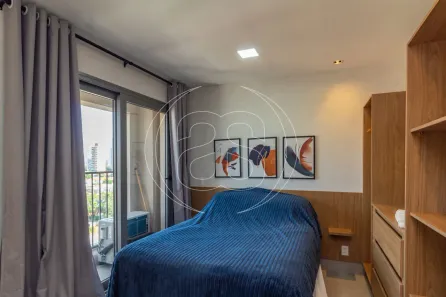 Apartamento com 1 Quarto para alugar, 23m² no Campo Belo, São Paulo
