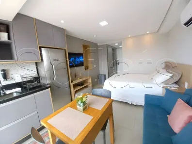 Apartamento com 1 Quarto para alugar, 25m² no Santo Amaro, São Paulo