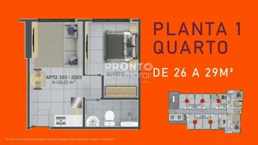 Flat com 1 Quarto à venda, 26m² no Boa Vista, Recife