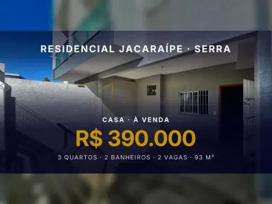 Casa com 3 Quartos à venda, 93m² no Residencial Jacaraípe, Serra