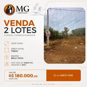 Lote/Terreno à venda, 360m² no Bela Vista, Mossoró