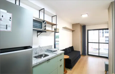 Apartamento com 1 Quarto à venda, 26m² no Santo Amaro, São Paulo