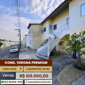 Apartamento com 2 Quartos à venda, 42m² no Lago Azul, Manaus