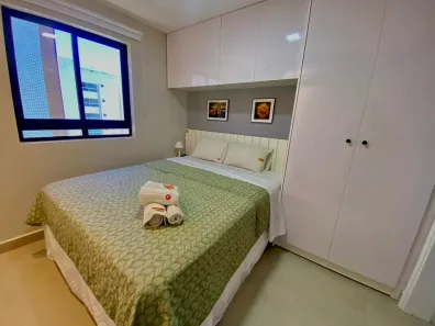 Flat com 1 Quarto à venda, 30m² no Cabo Branco, João Pessoa