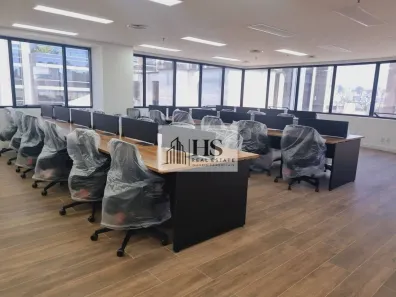 Sala Comercial para alugar, 223m² no Cidade Monções, São Paulo