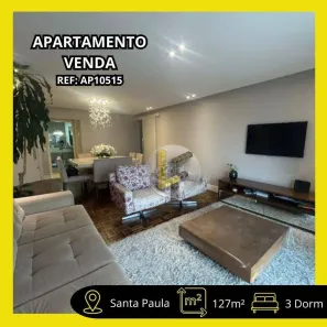 Apartamento com 3 Quartos à venda, 127m² no Santa Paula, São Caetano do Sul