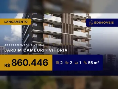 Apartamento com 2 Quartos à venda, 55m² no Jardim Camburi, Vitória