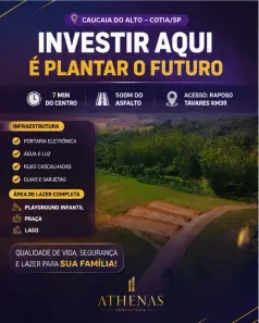 Lote/Terreno à venda, 500m² no Jardim Monte Verde (Caucaia do Alto), Cotia