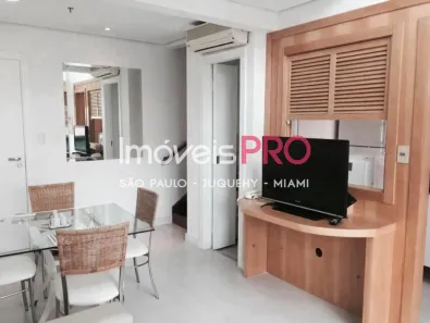 Apartamento com 1 Quarto para alugar, 50m² no Moema, São Paulo