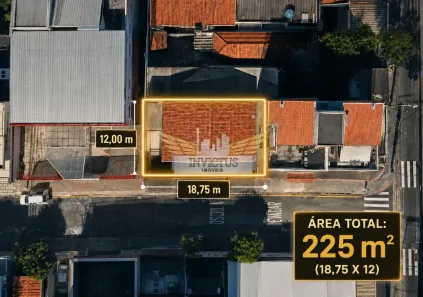 Lote/Terreno à venda, 254m² no Campestre, Santo André