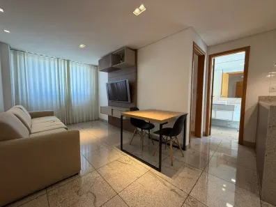 Apartamento com 1 Quarto para alugar, 45m² no Savassi, Belo Horizonte