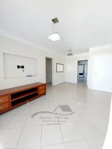 Apartamento com 3 Quartos para alugar, 109m² no Gonzaga, Santos