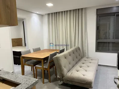 Apartamento com 1 Quarto para alugar, 37m² no Santo Amaro, São Paulo