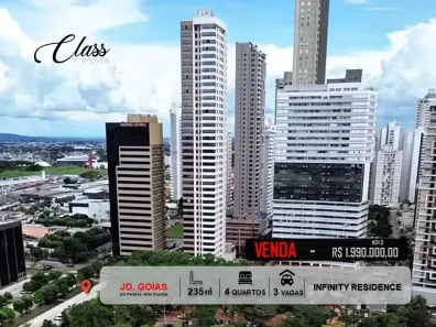 Apartamento com 4 Quartos à venda, 235m² no Jardim Goiás, Goiânia