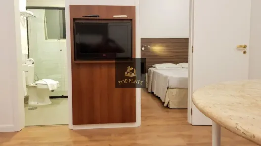 Flat com 1 Quarto para alugar, 40m² no Vila Olímpia, São Paulo