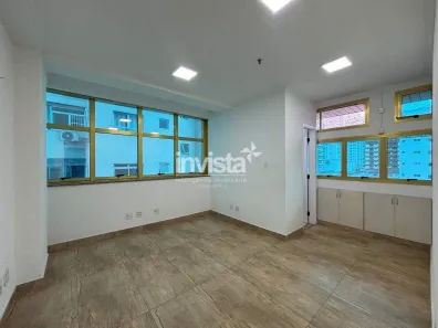 Sala Comercial à venda, 42m² no Gonzaga, Santos