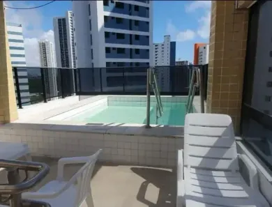 Apartamento com 1 Quarto para alugar, 48m² no Boa Viagem, Recife