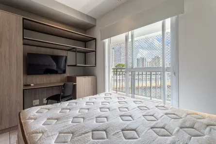 Apartamento com 1 Quarto para alugar, 24m² no Belenzinho, São Paulo