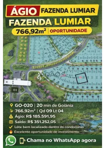 Lote/Terreno à venda, 767m² no Fazenda Vau das Pombas, Goiânia