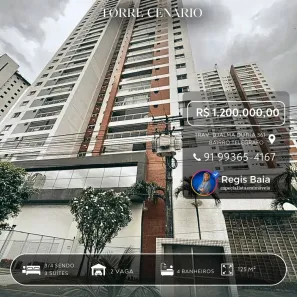 Apartamento com 3 Quartos à venda, 125m² no Telégrafo, Belém