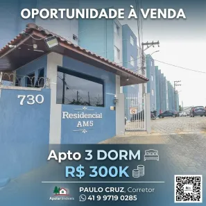 Apartamento com 3 Quartos à venda, 60m² no Portão, Curitiba