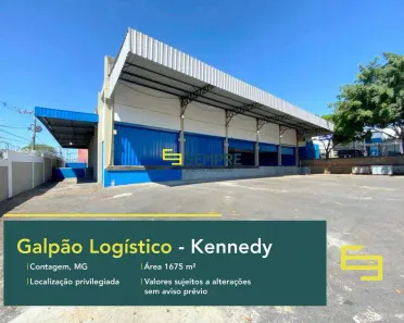 Galpão/Depósito/Armazém para alugar, 1675m² no Kennedy, Contagem