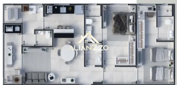 Apartamento com 2 Quartos à venda, 85m² no Nova Aliança, Ribeirão Preto