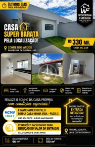 Casa com 2 Quartos à venda, 96m² no Setor Conde dos Arcos, Aparecida de Goiânia