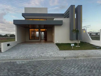 Casa de Condomínio com 3 Quartos à venda, 120m² no Zona de Expansão (Olhos D'Agua), Barra dos Coqueiros