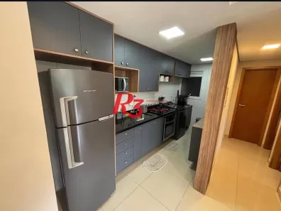 Apartamento com 2 Quartos para alugar, 54m² no Gonzaga, Santos