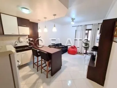 Flat com 1 Quarto para alugar, 42m² no Jardim Paulista, São Paulo