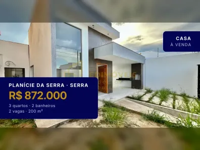 Casa com 3 Quartos à venda, 200m² no Planície da Serra, Serra